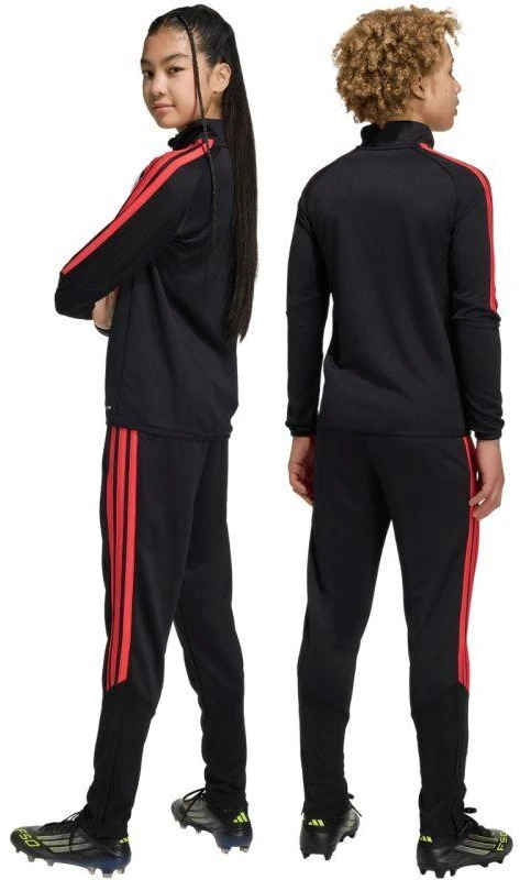 adidas Tiro 26 League vaikiškos kelnės juodos ir raudonos JY9677