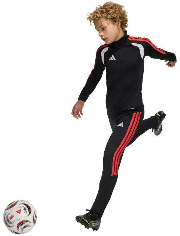 adidas Tiro 26 League vaikiškos kelnės juodos ir raudonos JY9677