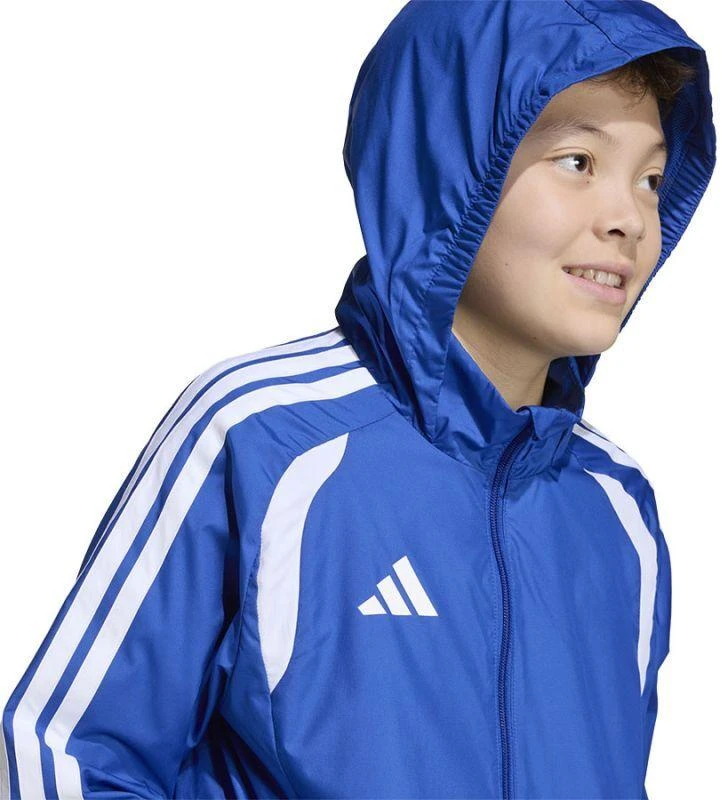 adidas Tiro 26 League vėjo nepraleidžianti striukė mėlyna vaikiška JY9723