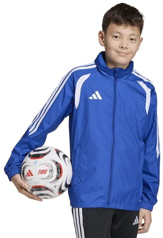 adidas Tiro 26 League vėjo nepraleidžianti striukė mėlyna vaikiška JY9723