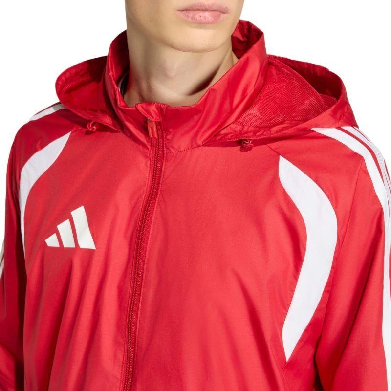 adidas Tiro 26 League vyriška vėjo striukė raudona JY9731