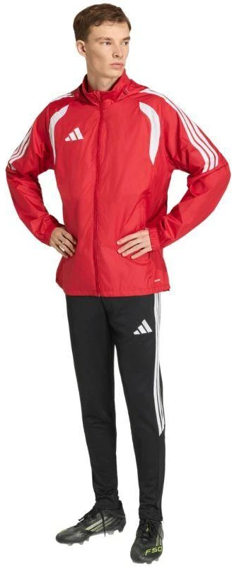 adidas Tiro 26 League vyriška vėjo striukė raudona JY9731