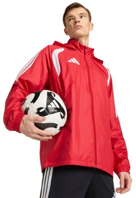adidas Tiro 26 League vyriška vėjo striukė raudona JY9731