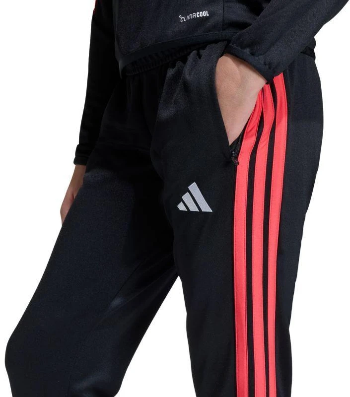adidas Tiro 26 Lyga Slim vaikiškos kelnės juodos ir raudonos JY7115