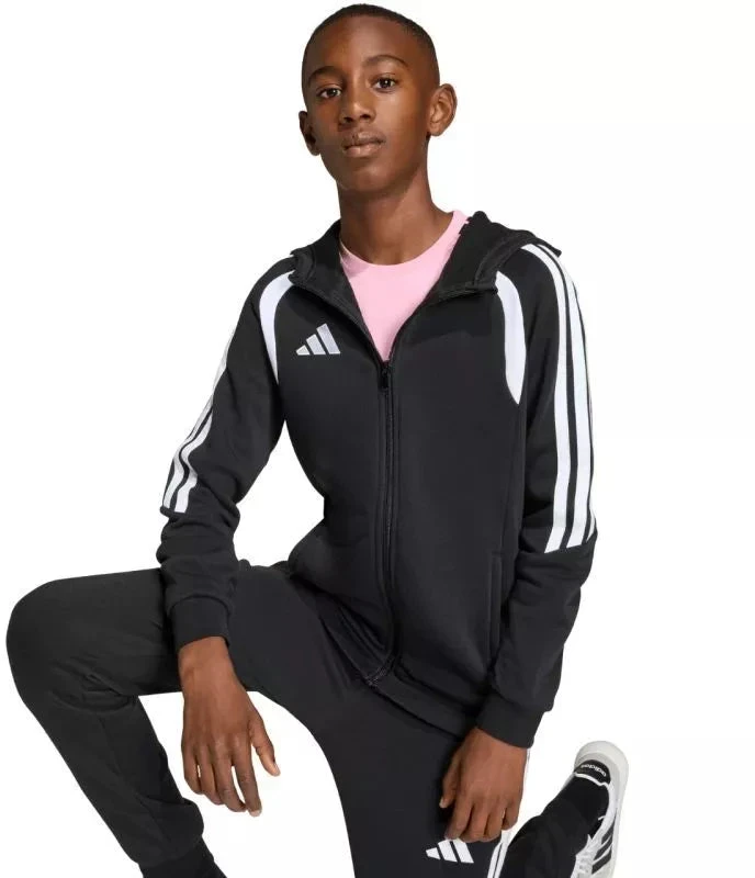 adidas Tiro 26 Lyga Sportinis džemperis su pilnu užtrauktuku Vaikams Juodas KF3324