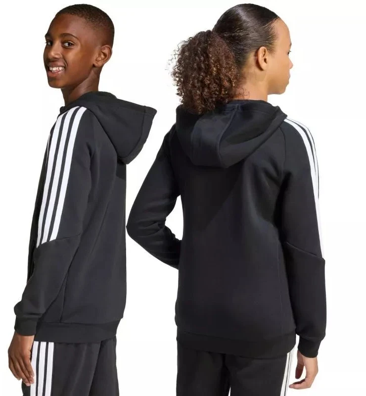 adidas Tiro 26 Lyga Sportinis džemperis su pilnu užtrauktuku Vaikams Juodas KF3324