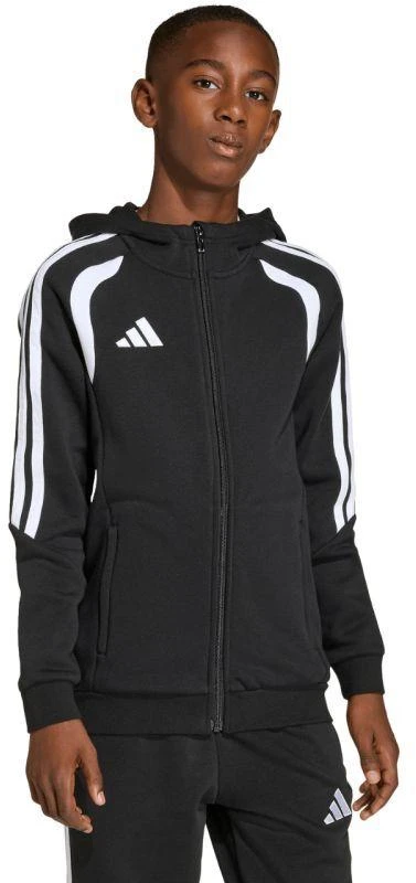 adidas Tiro 26 Lyga Sportinis džemperis su pilnu užtrauktuku Vaikams Juodas KF3324