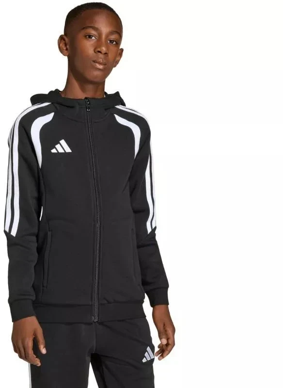 adidas Tiro 26 Lyga Sportinis džemperis su pilnu užtrauktuku Vaikams Juodas KF3324