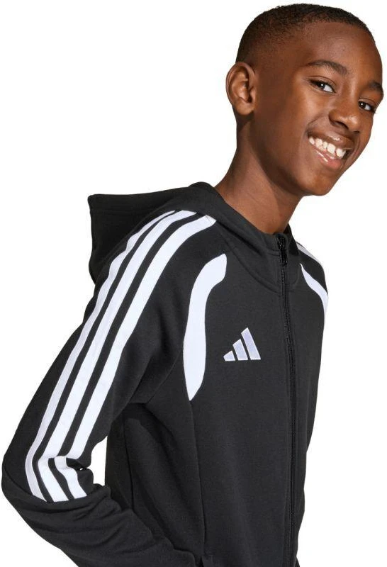 adidas Tiro 26 Lyga Sportinis džemperis su pilnu užtrauktuku Vaikams Juodas KF3324