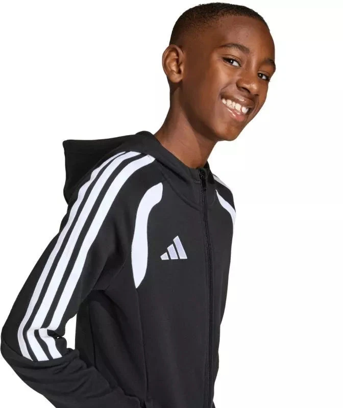 adidas Tiro 26 Lyga Sportinis džemperis su pilnu užtrauktuku Vaikams Juodas KF3324
