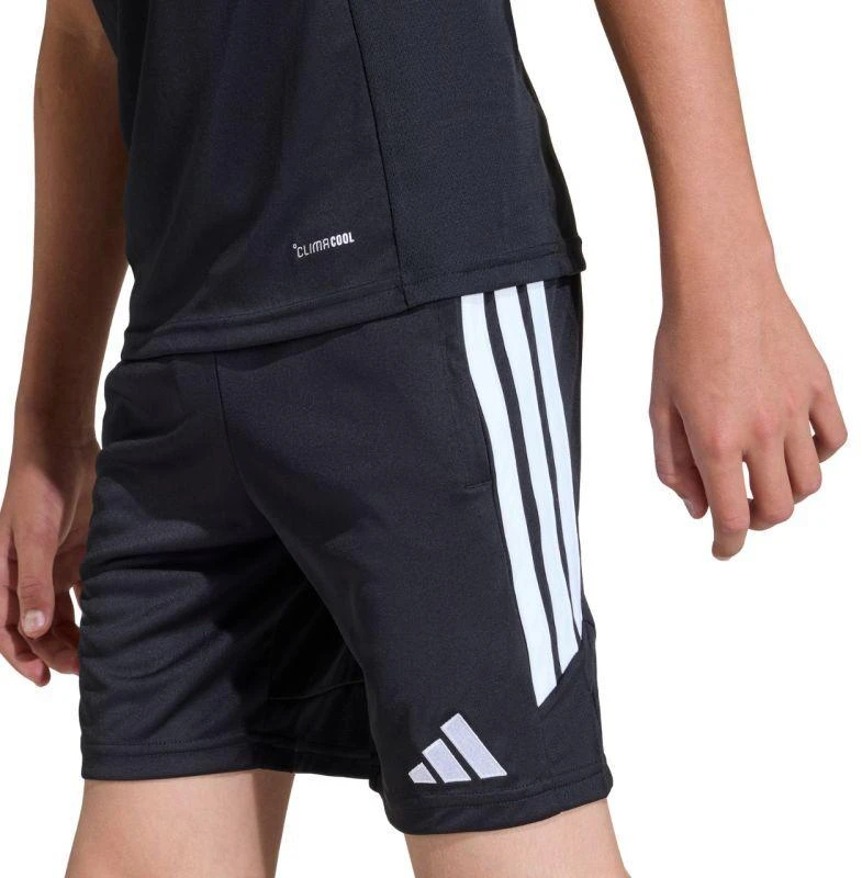 adidas Tiro 26 Lyga Treniruočių Šortai Vaikams, Juodi ir Balti JY7147