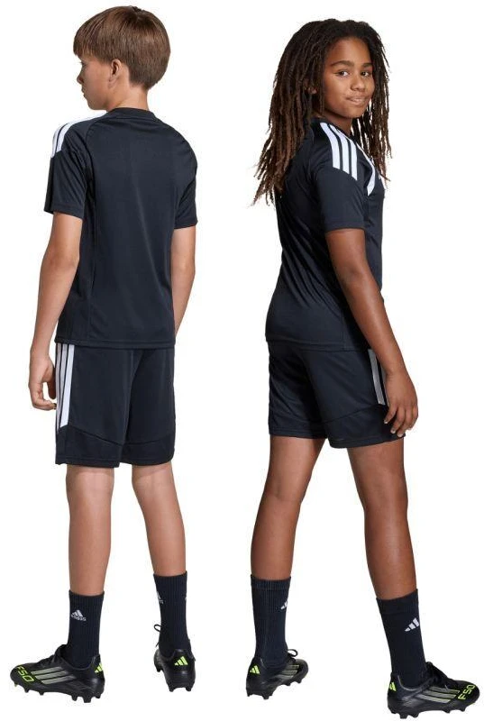 adidas Tiro 26 Lyga Treniruočių Šortai Vaikams, Juodi ir Balti JY7147
