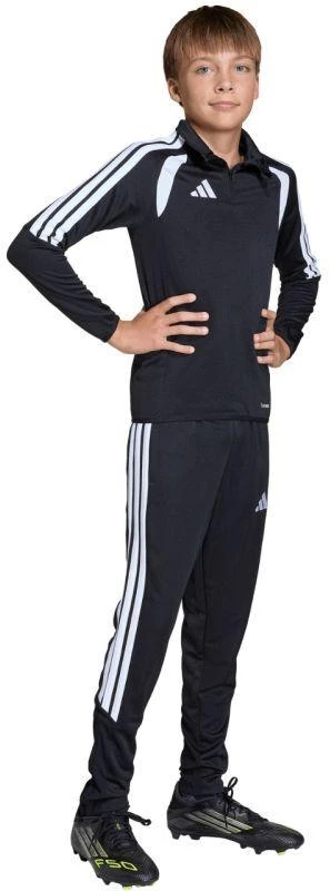 adidas Tiro 26 Lyga treniruočių viršutinė dalis, juoda ir balta JY7161, vaikiškas džemperis