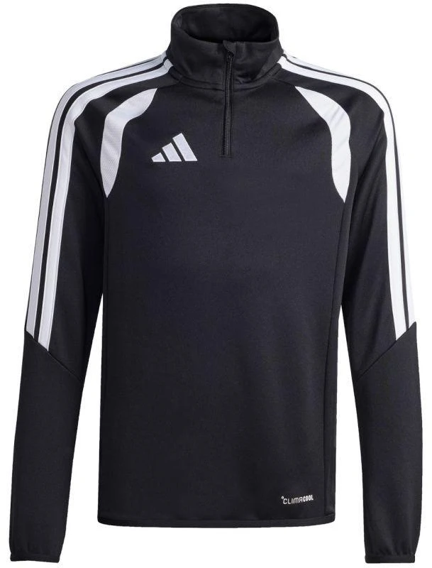 adidas Tiro 26 Lyga treniruočių viršutinė dalis, juoda ir balta JY7161, vaikiškas džemperis