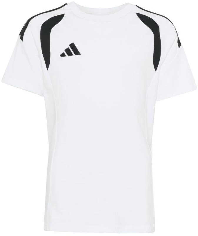 adidas Tiro 26 Lygos marškinėliai vaikams balti ir juodi KC3699