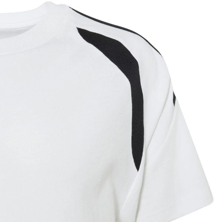 adidas Tiro 26 Lygos marškinėliai vaikams balti ir juodi KC3699