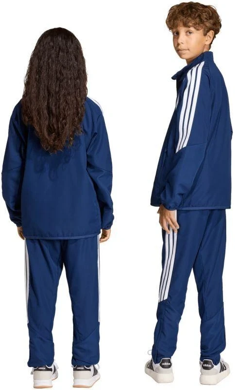 adidas Tiro 26 Lygos pristatymo tamsiai mėlynos vaikiškos kelnės JZ9052