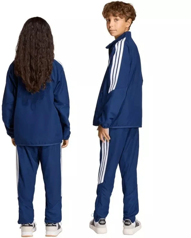 adidas Tiro 26 Lygos pristatymo tamsiai mėlynos vaikiškos kelnės JZ9052