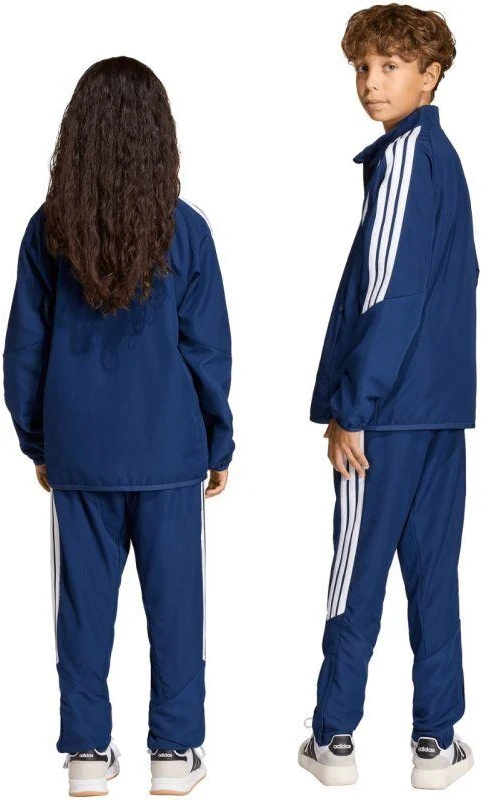 adidas Tiro 26 Lygos pristatymo tamsiai mėlynos vaikiškos kelnės JZ9052