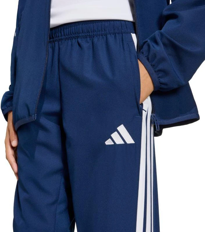 adidas Tiro 26 Lygos pristatymo tamsiai mėlynos vaikiškos kelnės JZ9052