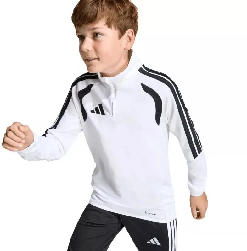 adidas Tiro 26 Lygos treniruočių džemperis vaikams Baltas KC3696