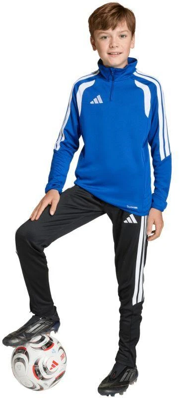 adidas Tiro 26 Lygos treniruočių džemperis berniukams/mergaitėms, mėlynas ir baltas JY7162