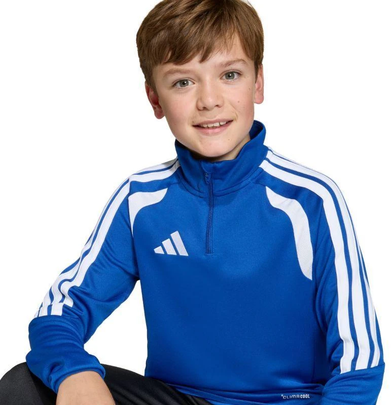 adidas Tiro 26 Lygos treniruočių džemperis berniukams/mergaitėms, mėlynas ir baltas JY7162