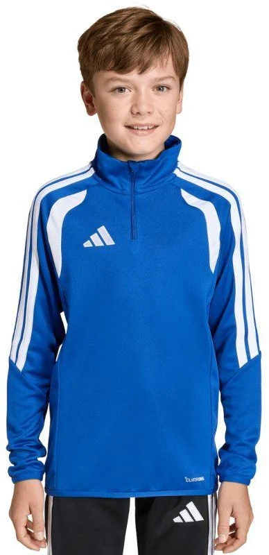 adidas Tiro 26 Lygos treniruočių džemperis berniukams/mergaitėms, mėlynas ir baltas JY7162