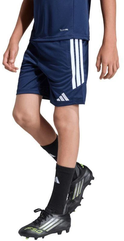 adidas Tiro 26 Treniruočių tamsiai mėlynos vaikiški šortai JY7150