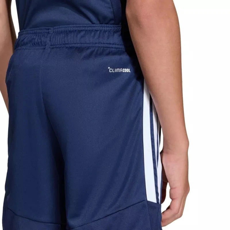 adidas Tiro 26 Treniruočių tamsiai mėlynos vaikiški šortai JY7150