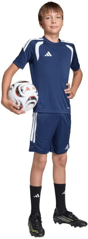 adidas Tiro 26 Treniruočių tamsiai mėlynos vaikiški šortai JY7150