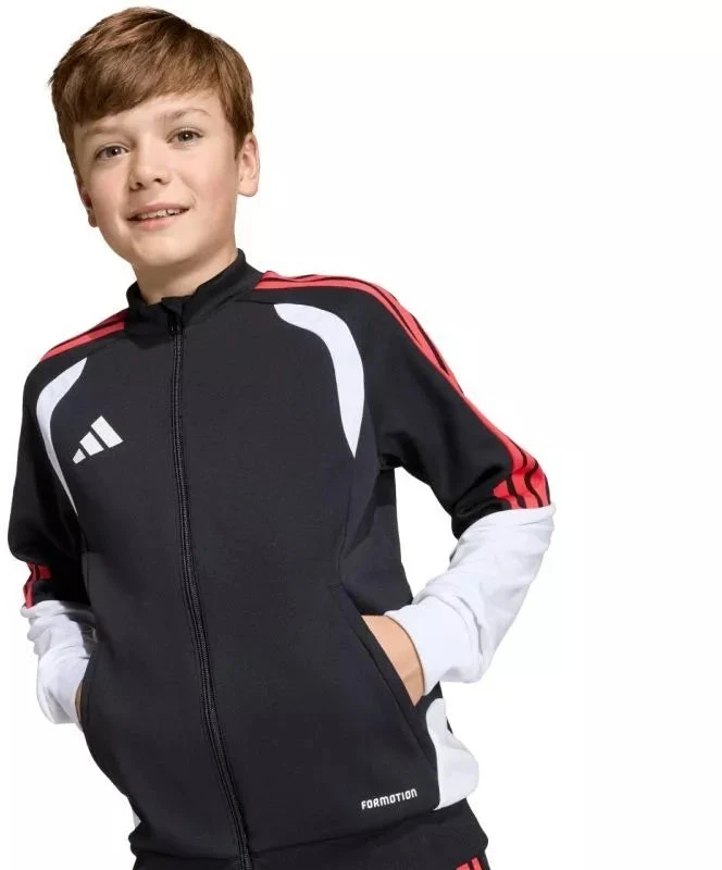 adidas Tiro 26 Vaikų džemperis (Konkurencinės treniruotės) Juoda, balta ir raudona KC3791