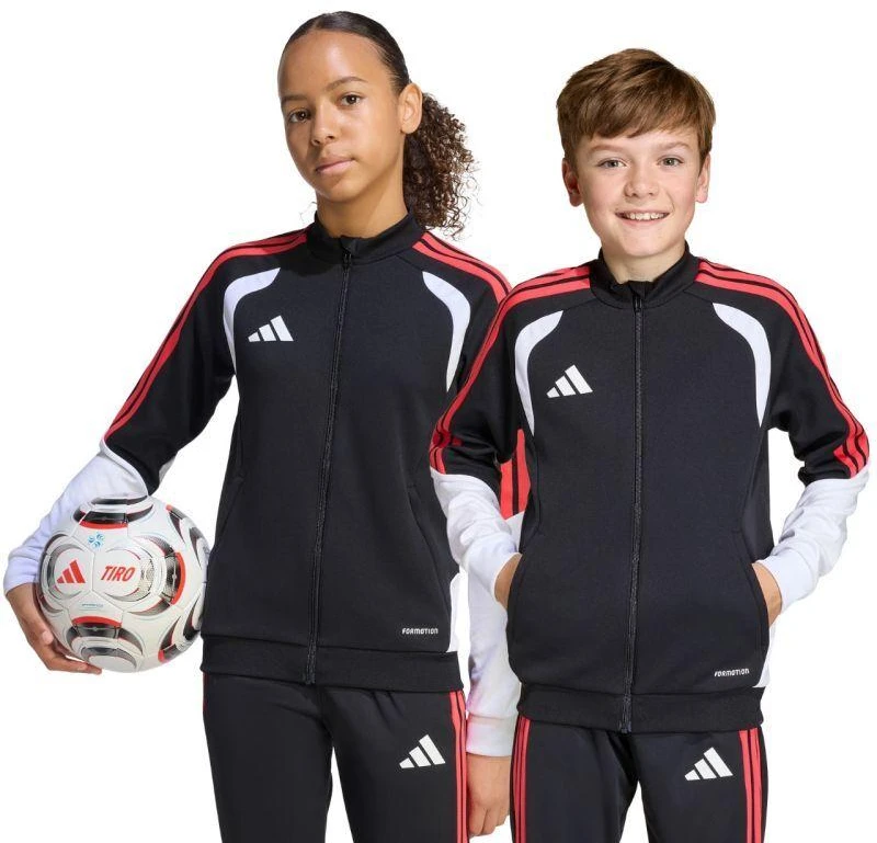 adidas Tiro 26 Vaikų džemperis (Konkurencinės treniruotės) Juoda, balta ir raudona KC3791