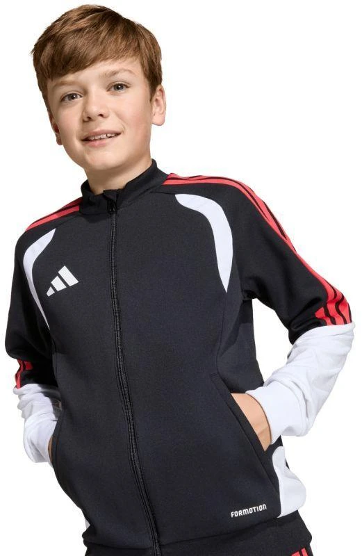 adidas Tiro 26 Vaikų džemperis (Konkurencinės treniruotės) Juoda, balta ir raudona KC3791