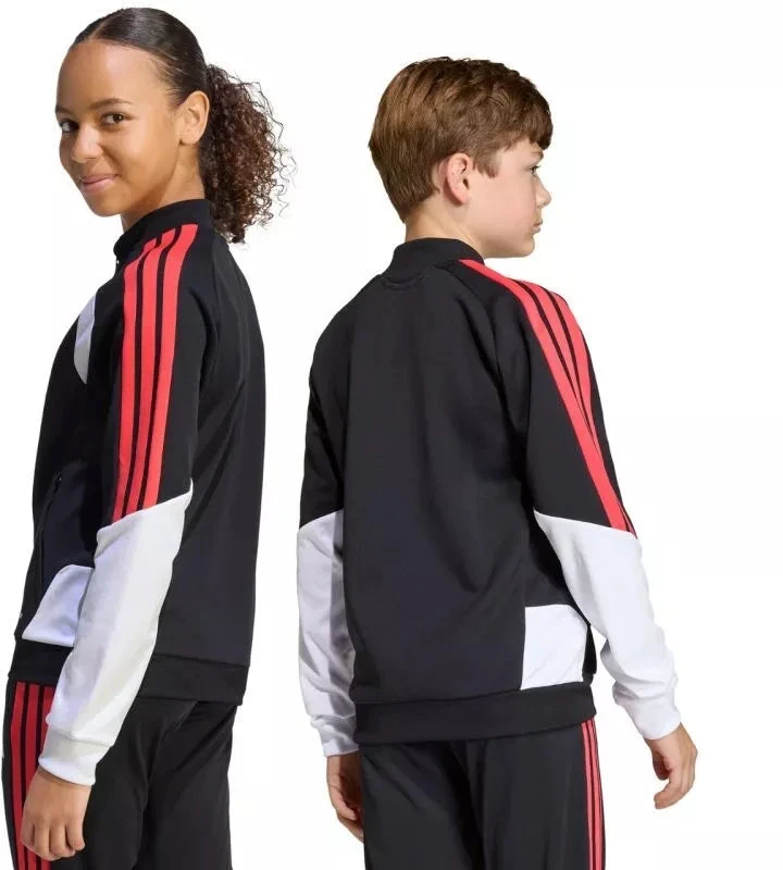 adidas Tiro 26 Vaikų džemperis (Konkurencinės treniruotės) Juoda, balta ir raudona KC3791