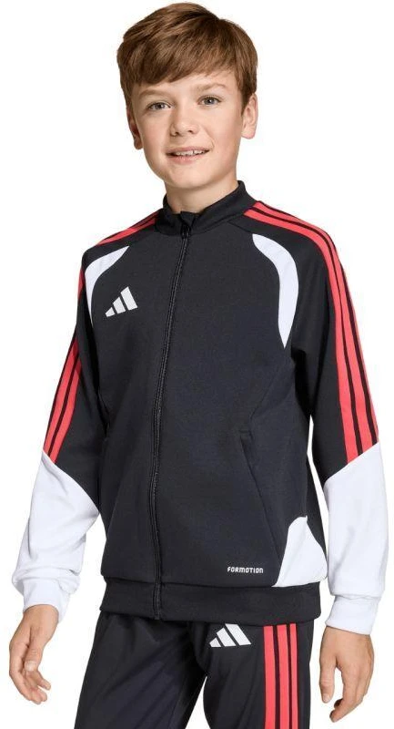 adidas Tiro 26 Vaikų džemperis (Konkurencinės treniruotės) Juoda, balta ir raudona KC3791