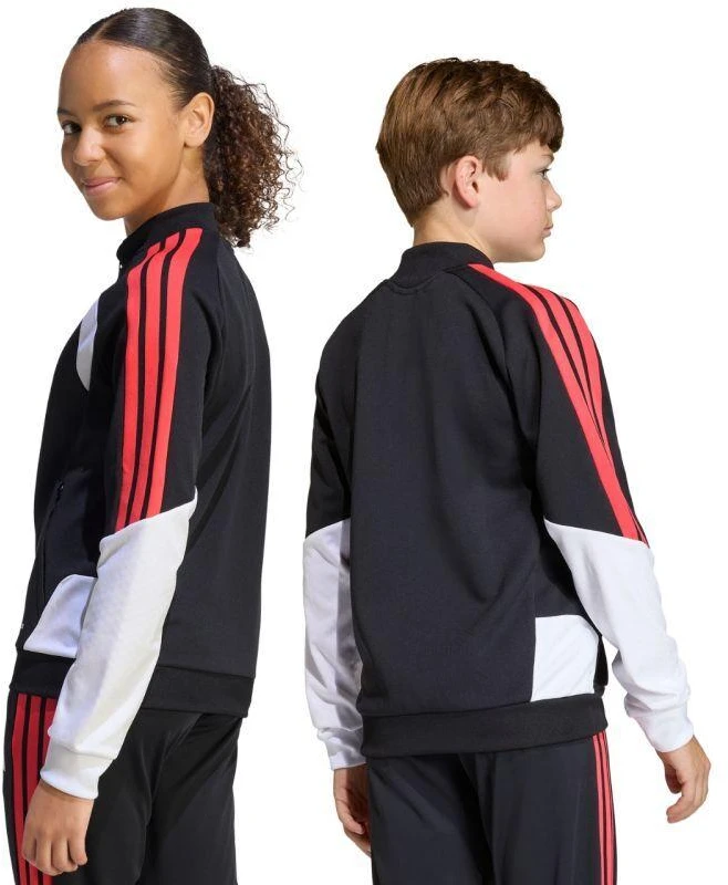 adidas Tiro 26 Vaikų džemperis (Konkurencinės treniruotės) Juoda, balta ir raudona KC3791