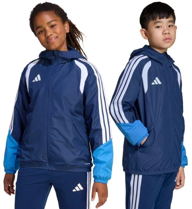 adidas Tiro 26 Varžybinė Visų Orų Vaikams Striukė Mėlyna JL7300