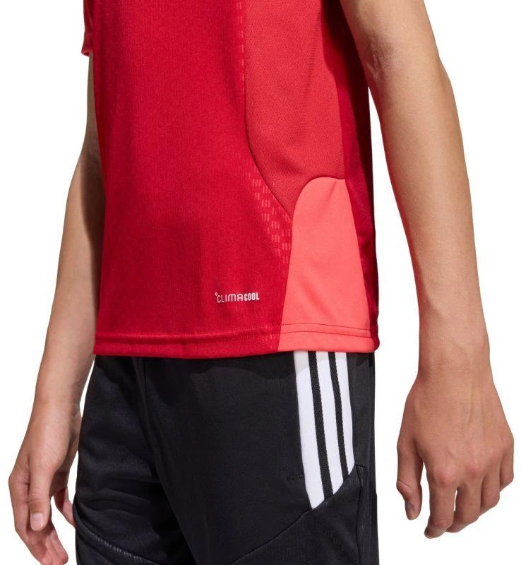 adidas Tiro 26 Varžyboms ir treniruotėms vaikiškas T-shirt raudonas KA7601