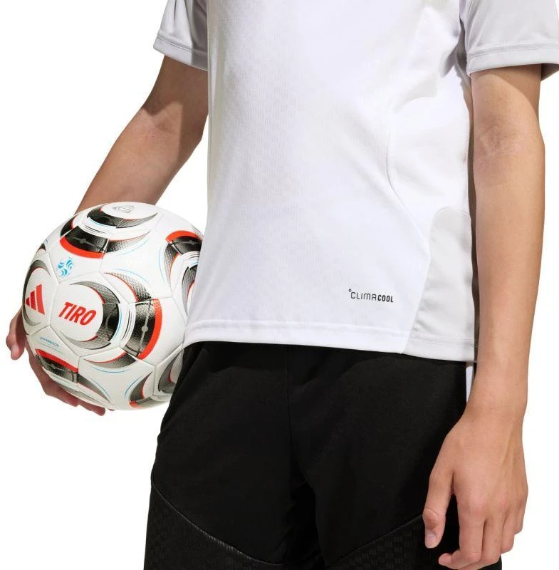 adidas Tiro 26 Varžybų treniruočių marškinėliai vaikams, balti ir juodi, KA7603