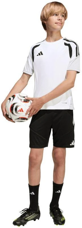 adidas Tiro 26 Varžybų treniruočių marškinėliai vaikams, balti ir juodi, KA7603