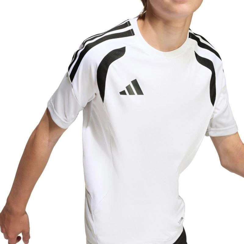 adidas Tiro 26 Varžybų treniruočių marškinėliai vaikams, balti ir juodi, KA7603