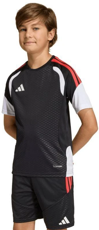 adidas Tiro 26 Varžybų treniruočių marškinėliai vaikams Juodi KA7607
