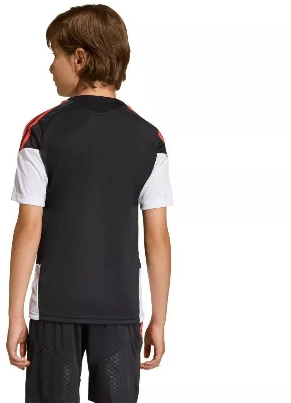 adidas Tiro 26 Varžybų treniruočių marškinėliai vaikams Juodi KA7607