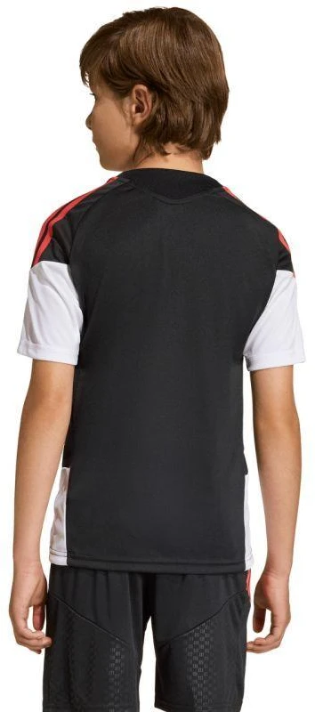 adidas Tiro 26 Varžybų treniruočių marškinėliai vaikams Juodi KA7607
