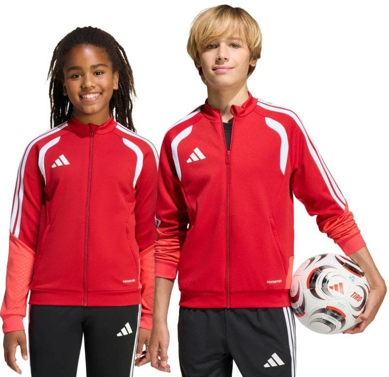 adidas Tiro 26 Varžybų treniruočių vaikiškas džemperis raudonas KA7710