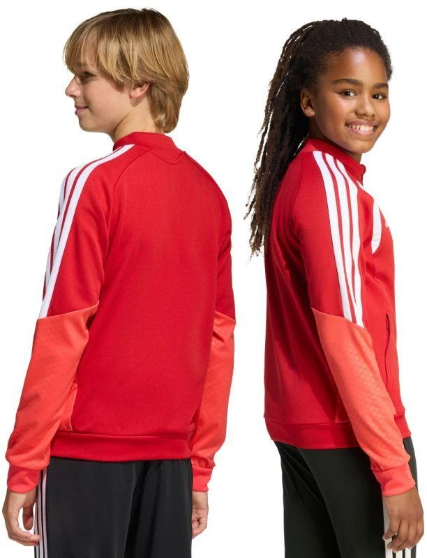 adidas Tiro 26 Varžybų treniruočių vaikiškas džemperis raudonas KA7710