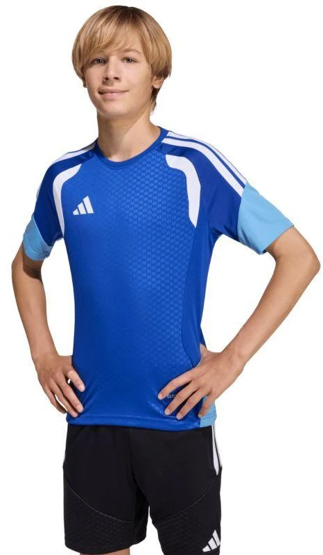 adidas Tiro 26 Varžybų treniruočių vaikiški marškinėliai, Mėlyna/Šviesiai mėlyna KA7602