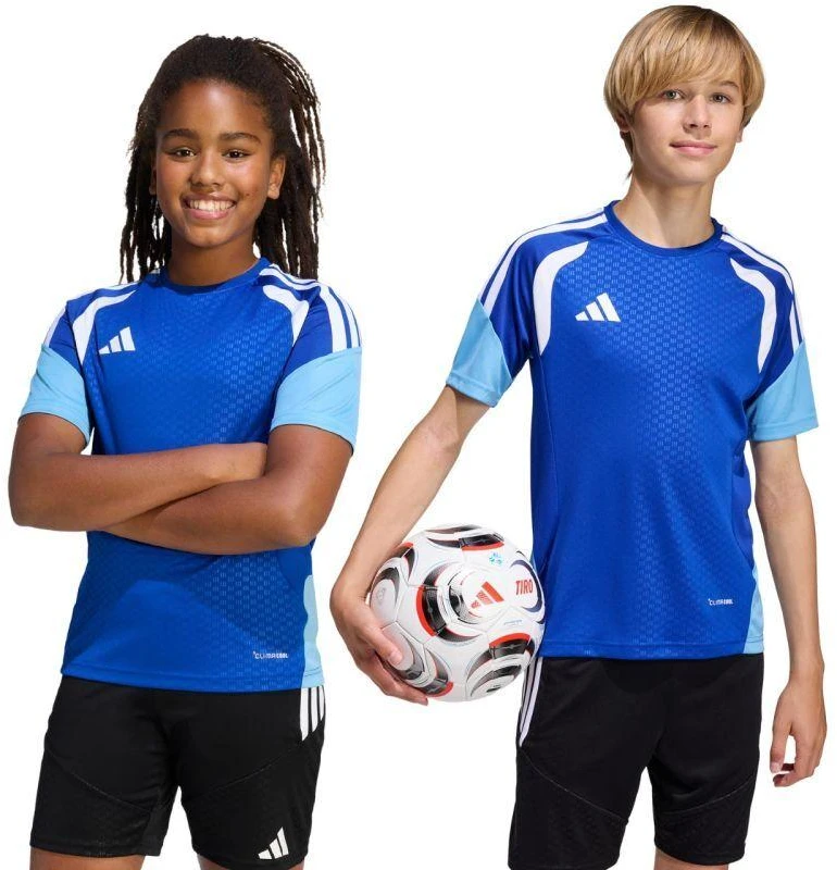adidas Tiro 26 Varžybų treniruočių vaikiški marškinėliai, Mėlyna/Šviesiai mėlyna KA7602