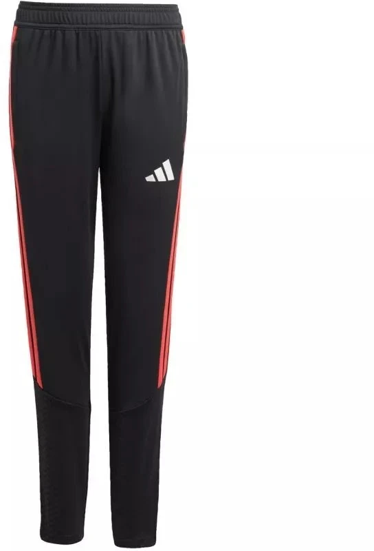 adidas Tiro 26 varžybų treniruočių vaikiškos kelnės juodos ir raudonos KA5136
